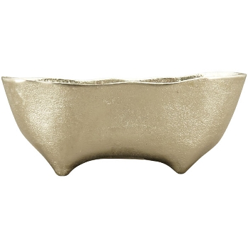 Schale GROS, silber, Alu, 22x8x9 cm