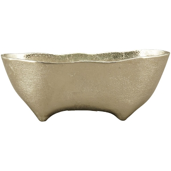 Schale GROS, silber, Alu, 26x11x11 cm