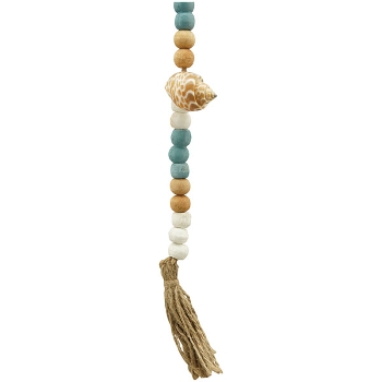 Kette Dost, natur/blau, Holz, 195x6x3 cm