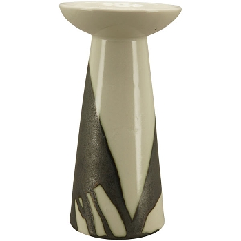 KerzenHalter ikebana, Porzellan, 9,4x9,4x17,5 cm