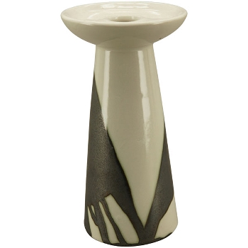 KerzenHalter ikebana, Porzellan, 9,4x9,4x17,5 cm