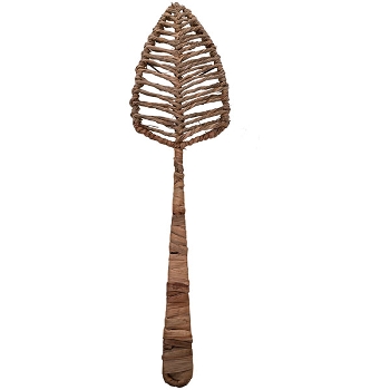 Blatt Willow, natur, Gras, 19x3x79 cm