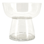 Vase Verrerie, klar, Glas, 21,5x21,5x25 cm