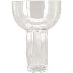 Vase Verrerie, klar, Glas, 18x18x25 cm