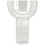 Vase Verrerie, klar, Glas, 18x18x25 cm