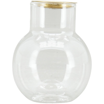 Vase Verrerie, klar, Glas, 6x6x7,5 cm
