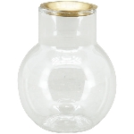 Vase Verrerie, klar, Glas, 6x6x7,5 cm