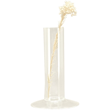 Vase Verrerie, Glas, 8,8x8,8x14 cm