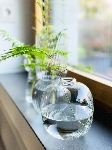 Vase Verrerie, Glas, 11,5x11,5x12,5 cm