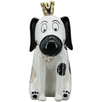 Hund XOXO, Dolomite, 17,5x9x18,3 cm