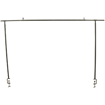 TischGestell Sobre, schwarz, Metall, 145x1,5x110 cm