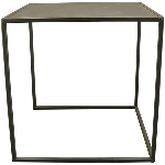 TischSet/3 Sobre, schwarz, Metall, 35x35x35 cm
