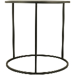 TischSet/2 Sobre, schwarz, Metall, 40x40x40 cm