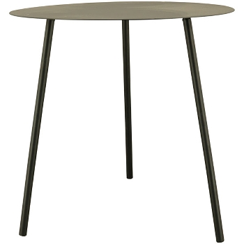 TischSet/2 Sobre, schwarz, Metall, 45x45x40 cm, 55x55x45 cm