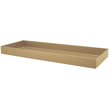 Tablett ClairBlanc, creme, Metall, 45x15x3 cm