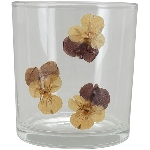 WindLicht LesFleurs, Glas, 7,3x7,3x8 cm