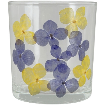 WindLicht LesFleurs, Glas, 7,3x7,3x8 cm