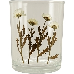 WindLicht LesFleurs, Glas, 10x10x12,5 cm