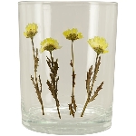 WindLicht LesFleurs, Glas, 10x10x12,5 cm