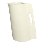 Vase ZONDA, weiß, Keramik, 14x8,5x16,3 cm