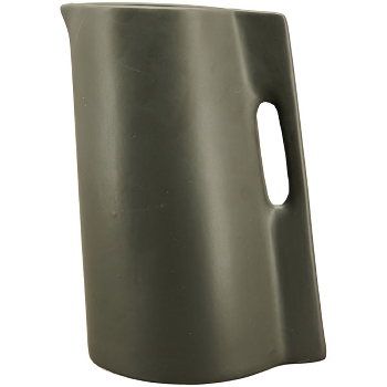 Vase ZONDA, schwarz, Keramik, 14x8,5x16,3 cm