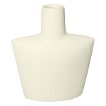 Vase ZONDA, weiß, Keramik, 13,5x5,5x16,5 cm