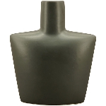 Vase ZONDA, schwarz, Keramik, 13,5x5,5x16,5 cm