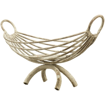 Korb ClairBlanc, Metall, 25x15x15 cm