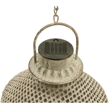 Laterne mit Solar ArtFerro, Metall, 15x15x23 cm