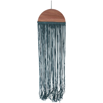 HängeDeko SAMT, Holz/Seil, 114 cm