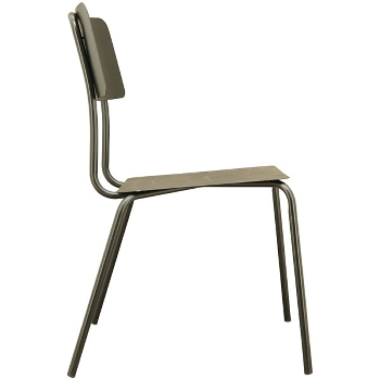 Stuhl Sobre, schwarz, Metall, 49x57x84 cm