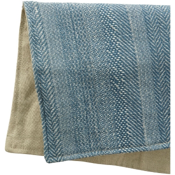 PlatzSet Cussin, blau, Leinen, 44x33 cm