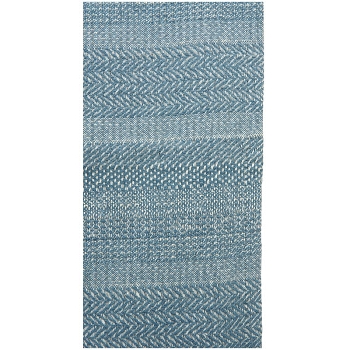 TischLäufer Cussin, blau, Leinen, 140x40 cm