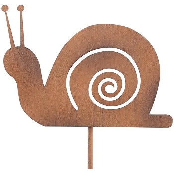 GartenStecker Schnecke Tôle, rusty, Metall, 45x0,1x90 cm