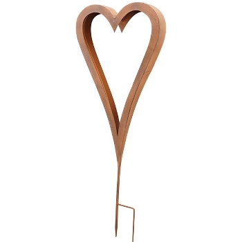 HerzStecker Tôle, rusty, Metall, 30x3,5x76 cm