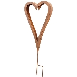 HerzStecker Tôle, rusty, Metall, 35x5x90 cm