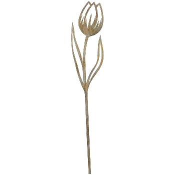 BlumenStecker Doré, rusty, Metall, 11x0,1x45 cm