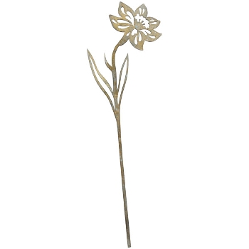 BlumenStecker Doré, rusty, Metall, 11x0,1x45 cm