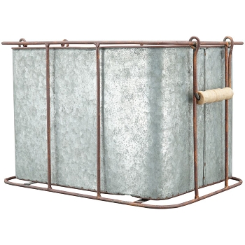 PflanzKastenSet/2 Junker, Metall, 33x24x22,5 cm