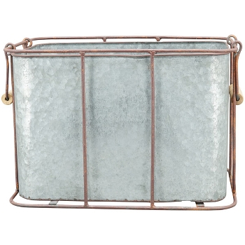 PflanzKastenSet/2 Junker, Metall, 33x24x22,5 cm