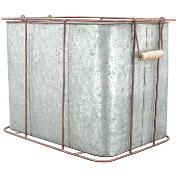 PflanzKastenSet/2 Junker, Metall, 33x24x22,5 cm