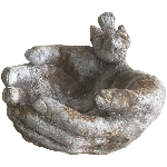 Schale Valo, Polyresin, 17,5x17,5x11 cm