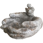 Schale Valo, Polyresin, 22x22x14 cm