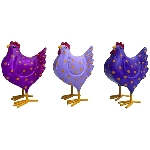 Huhn Kanu, Metall, 15x8x16 cm