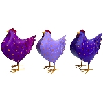 Huhn Kanu, Metall, 23x10x27 cm
