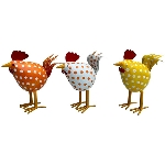 Huhn Kanu, Metall, 16x7x16 cm