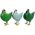 Huhn Kanu, Metall, 23x10x27 cm