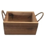 Kisten Bloom, natur, Holz, 20x14x9 cm