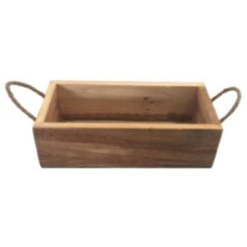 Kisten Bloom, natur, Holz, 30x14x9 cm