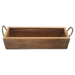 Kisten Bloom, natur, Holz, 40x12x9 cm